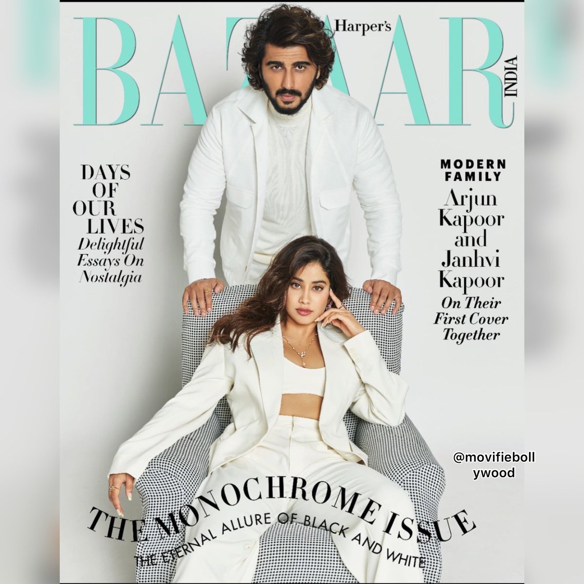 MovifiedBolly's tweet photo. Siblings love bond on their first cover together🤩 #Bollywood #ArjunKapoor #JhanviKapoor #bollywoodactors #loveforbrother #loveforsister #bollywoodstyle #model #style https://t.co/900b5SIR8P