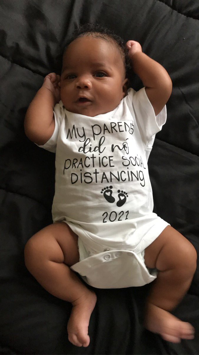 ___Pooohhh's tweet photo. Guess who’s parents didn’t practice social distancing 😂💙🥰 #quarantinebaby #covidbaby21 #handsome https://t.co/VqnxKCfAeS