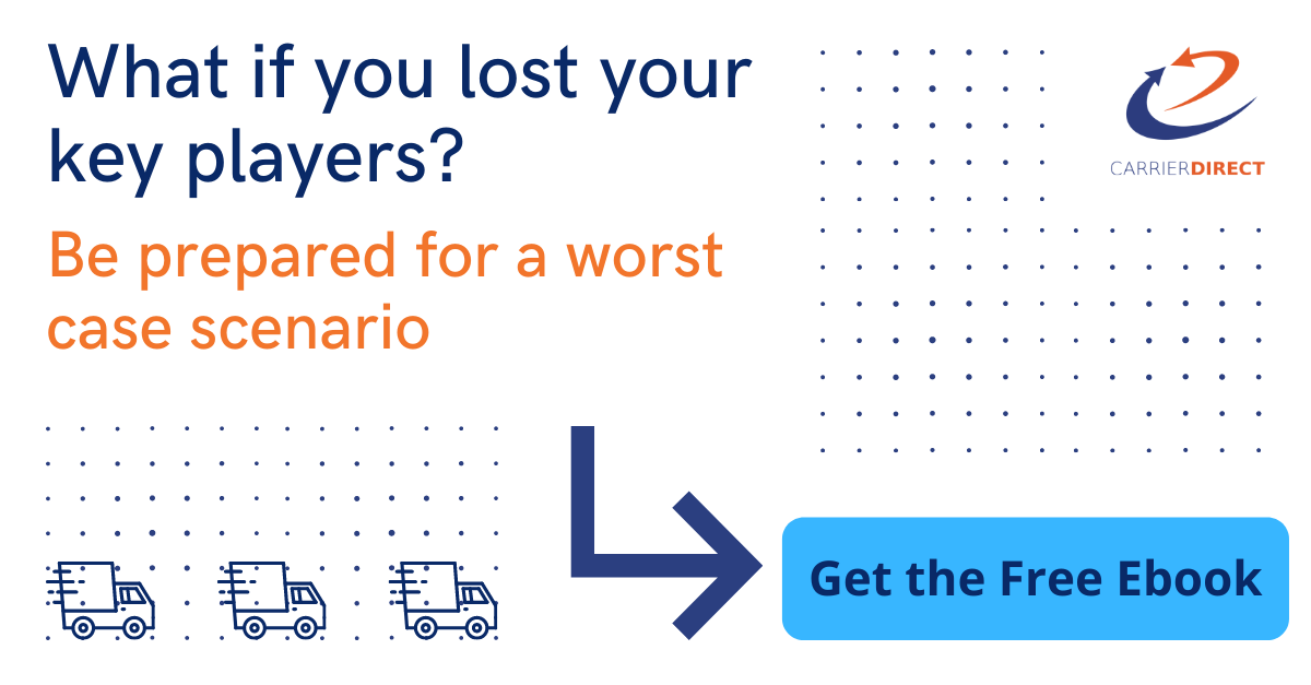metafora_group's tweet photo. WHAT IF: Your key employees leave, quit, are unable to work, or become unexpectedly unavailable. Our new ebook provides tips for this and other scenarios you should have a plan for. https://t.co/dHIwUtSkfS
#Logistics #Freight #Intermediaries #3PL #ManagedTransport https://t.co/IHKHlMx3K5