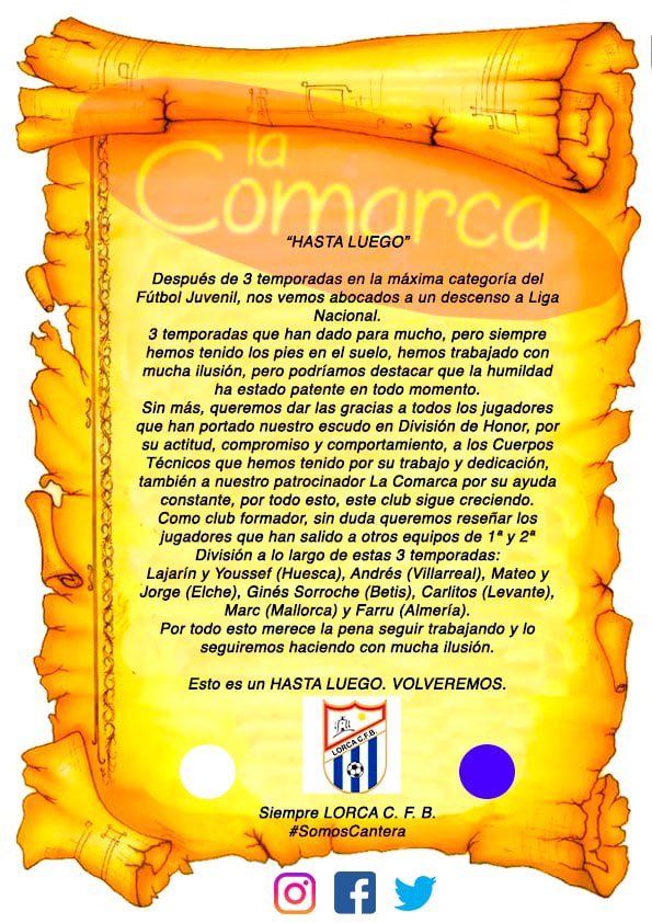 LORCA CFB DH tweet media
