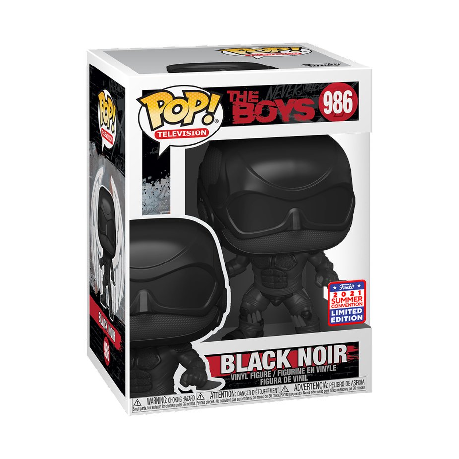 OriginalFunko's tweet image. RT and follow @OriginalFunko for the chance to WIN a #FunKon exclusive Black Noir Pop! #FunKon2021 #Funko #FunkoPop #FunkoVirtualCon @TheBoysTV