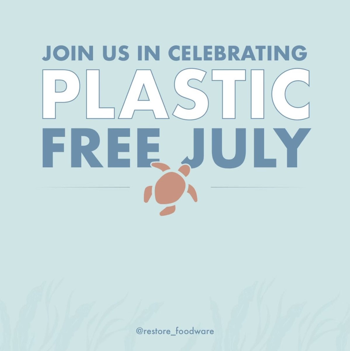 RestoreFoodware's tweet image. Plastic Free July started in 2011 as a humble initiative to combat plastic waste. Last July an estimated 326,000,000 people participated in 177 different countries! Do your part by saying no to plastics &amp;amp; check out @plasticfreejuly to join the cause.

#Plasticfreejuly
#Noplastic