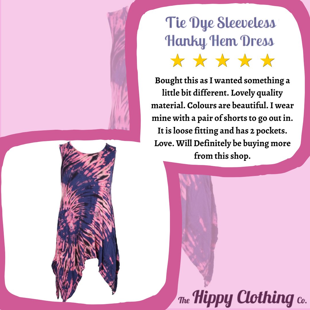 Thanks, Catherine! This is the perfect summer dress and it's still available in Green, Pink, Yellow, Red and Indigo. 

Secure the look on the Hippy Clothing Co website🌐💜
hippyclothingco.co.uk/products/tie-d…

#fashion #clothingline #style