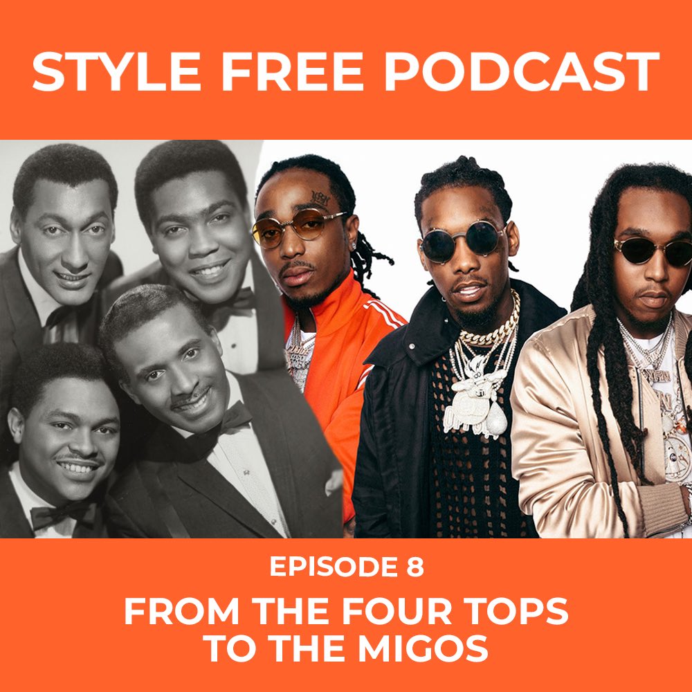 StyleFreeRadio's tweet photo. Tune in to a brand new episode exploring the connections and evolution of black male music groups from The Four Tops to the Migos!
.
#StyleFreePodcast #StyleFreeRadio #TheFourTops #Migos #Motown #podcast #groups #duos #black #men #women #music #history #quavo #offset #takeoff https://t.co/MFsdTLr6LT