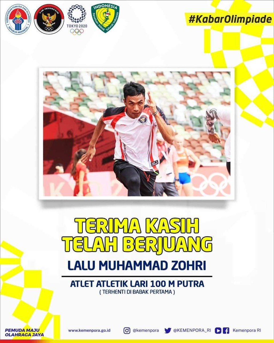 bangzul_ntb's tweet photo. Terima Kasih Zohri..
Insya Allah akan matang dan lebih baik di Olimpiade berikutnya ... https://t.co/IB7K8msjSs