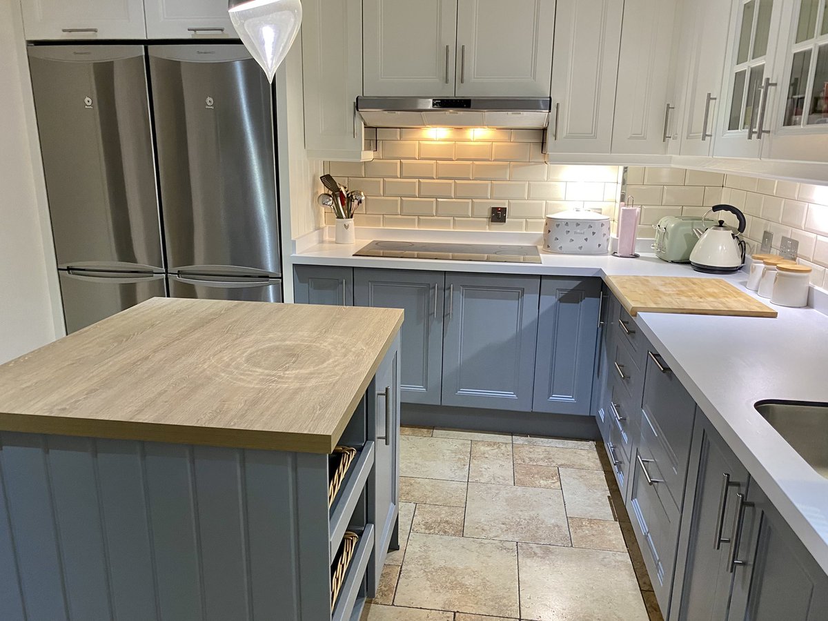 painted_kitchen's tweet photo. Repaint of a really lovely #PepeCote kitchen in a match to Plummett & Pointing - clients wanted a warm Scandinavian feel & I think we got it☺️#thebespokeapproach #kitchenrefinishing #scandinavianstyle https://t.co/Gva1KbAhfO