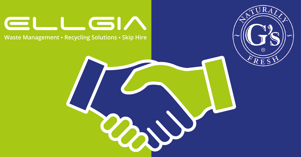A Greener, Fresher Cambridgeshire as two of the Counties largest Businesses forge a sustainable working partnership.
Ely based agri-food business G’s have appointed fellow Ely business Ellgia as their new waste management and recycling partner for East Anglia.
#gsfresh #ellgia