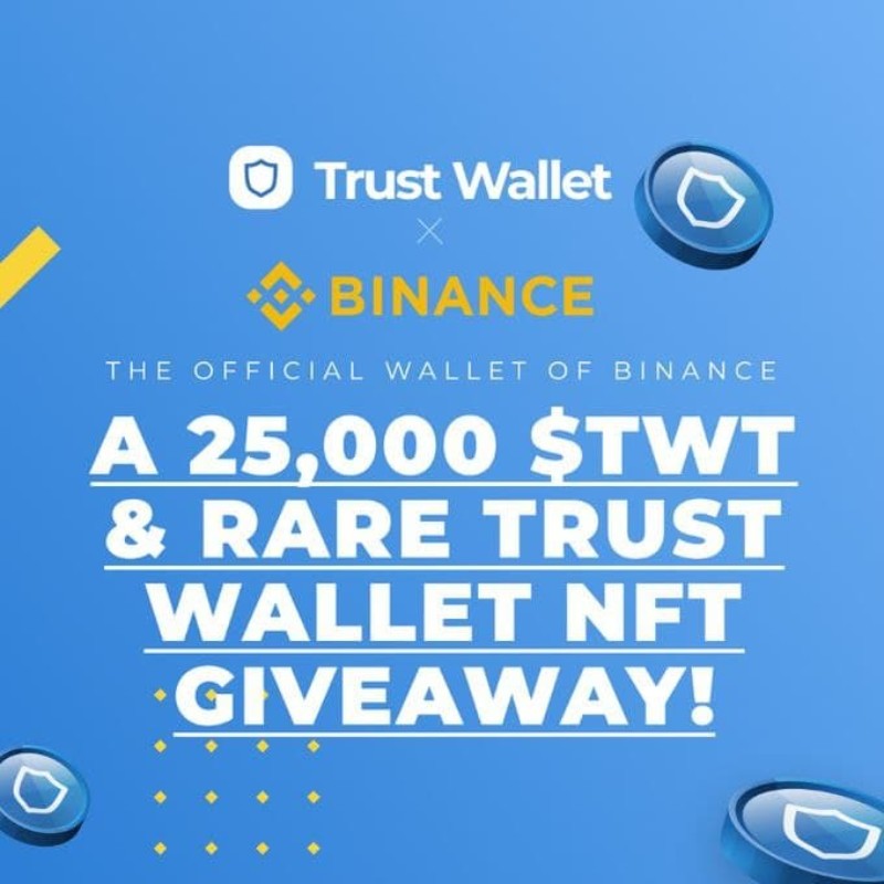 freecoins24's tweet photo. #Giveaway:🔥TrustWallet x Binance Giveaway🔥 
Estimated value:💰n/a (TWT &amp; NFT)💰
Referral: n/a
Rate: ⭐️⭐️⭐️⭐️⭐️(5/5)

🔹Go to Giveaway page
🔹Register and Download Binance App
🔹Complete all tasks

🛠 Download,Email etc

🌐Claim your Giveaway: 
https://t.co/m4egYFjDFU

#Giveaway https://t.co/fYXEGsJdTS