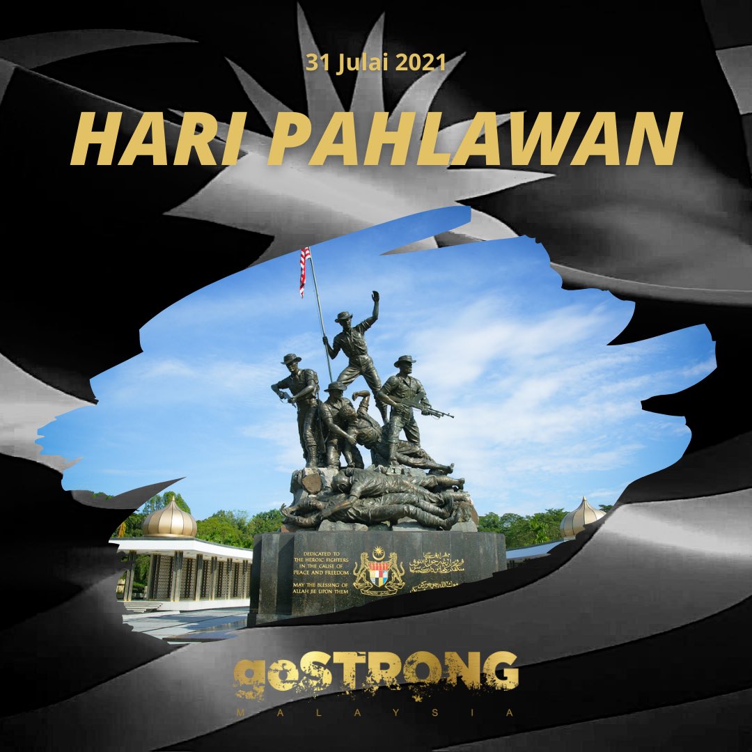 goSTRONGmy's tweet photo. Selamat Hari Pahlawan diucapkan kepada mereka yg telah mempertaruhkan nyawa demi mempertahankan negara kita yg dicintai ini. Jasa anda tidak akan dapat kami balas dan semoga Allah SWT akan sentiasa merahmati perjuangan dan perkhidmatan anda selama ini. Tabik hormat!
#HariPahlawan https://t.co/fCOSQMhCfi