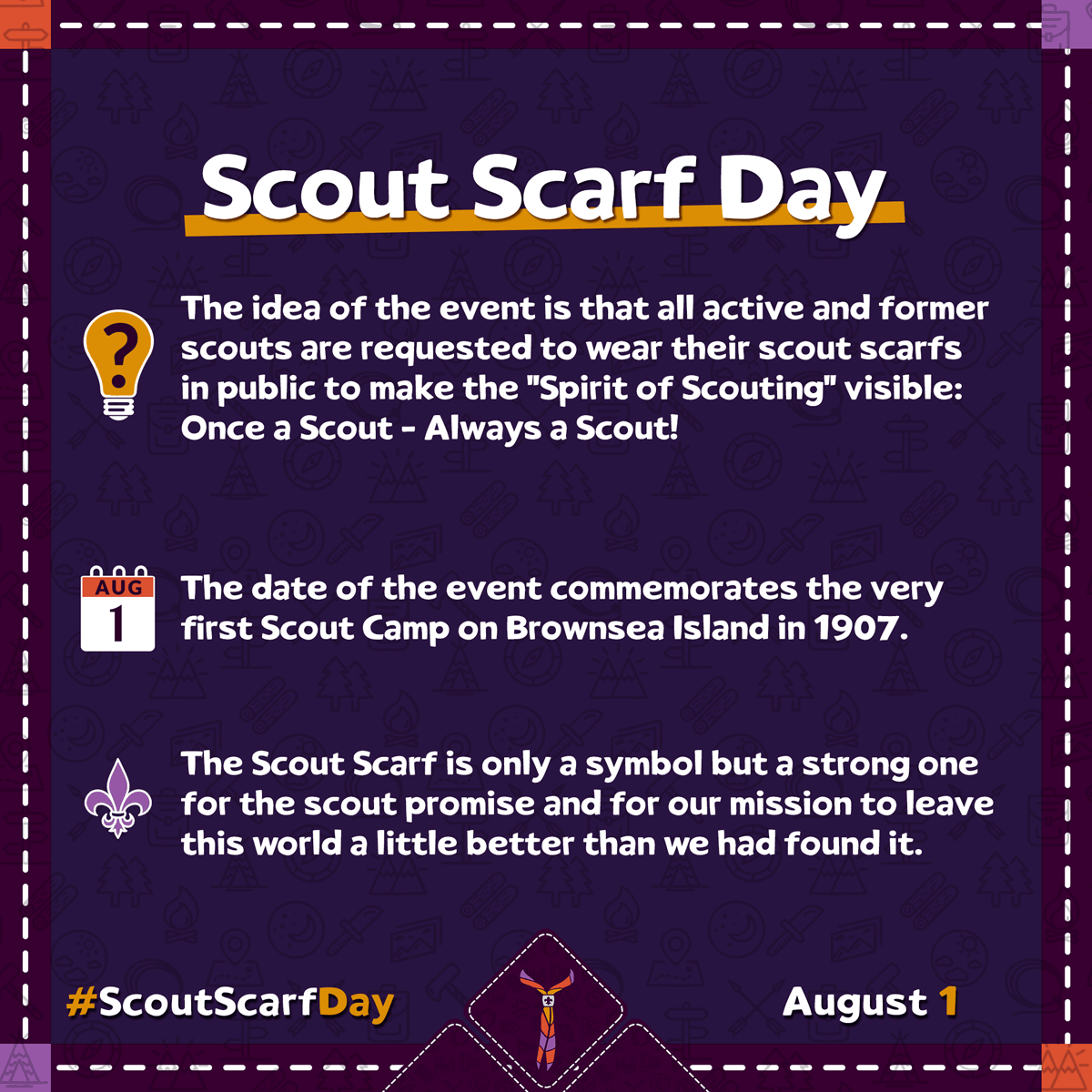 Scout Scarf Day tweet media