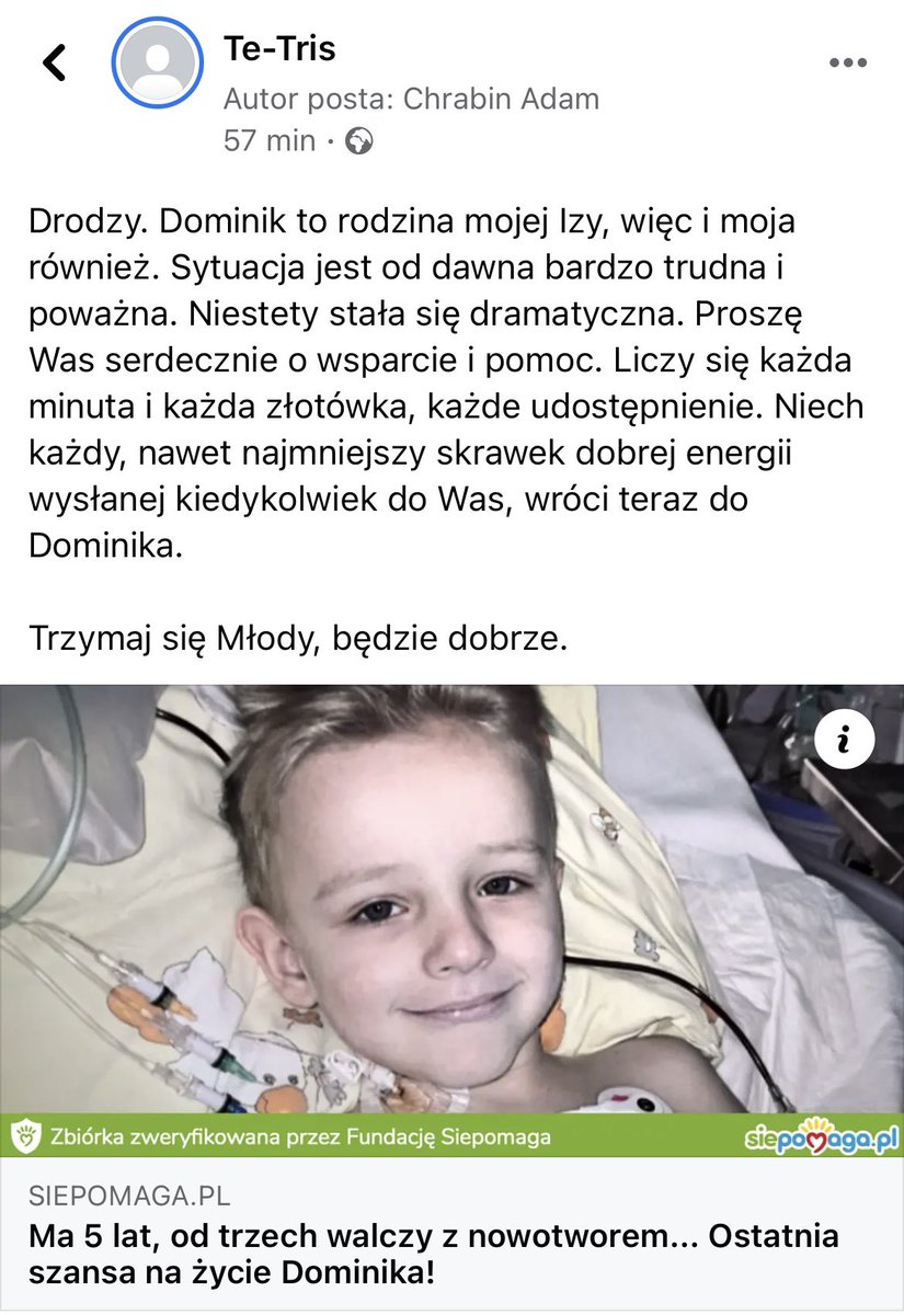 siepomaga.pl/dominik-michal…