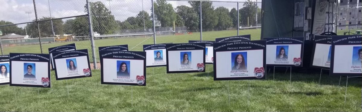 fpedfoundation's tweet photo. It is perfect weather to come down and enjoy #FPSUMMERFEST ! Stop by our Fairview Park Education Foundation tent. We proudly present our 2021 scholarship recipients! Scholarship winners can pick up their signs anytime between 1-3p on Sunday. See you there!!! https://t.co/Z1b4vyyz0v