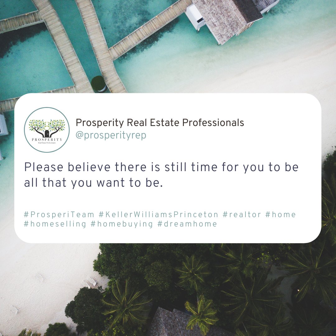 ProsperityREP's tweet photo. Please believe there is still time for you to be all that you want to be ๐ฅ
#MondayMotivation #MonSlay #ThursdayThoughts #GoalSlayer #GirlBoss #Tuesday #WorkItWednesday #FeelGoodFriday #CEOmindset #Hustle https://t.co/grxN40njU6