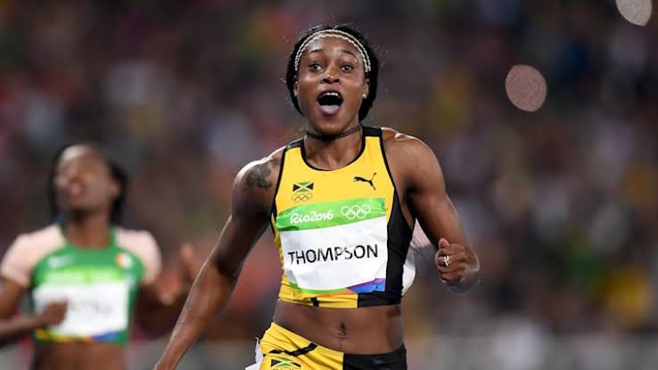 #athletics
Jamaica 🇯🇲😲
Jamaica's Elaine Hera Thompson clocks 10.61secs to defend her 100m title setting an Olympic Record in the process, as Jamaica sweeps all the medals in 100m women. Marié José Talou finishes 4th. #Tokyo2020Olympics 
Ferdinand Omanyala Mark Otieno #Mejja