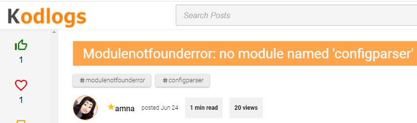 CoderLegion1's tweet image. Modulenotfounderror: no module named 'configparser'
kodlogs.com/blog/10401/mod…
#modulenotfounderror #configparser #nomodulefound