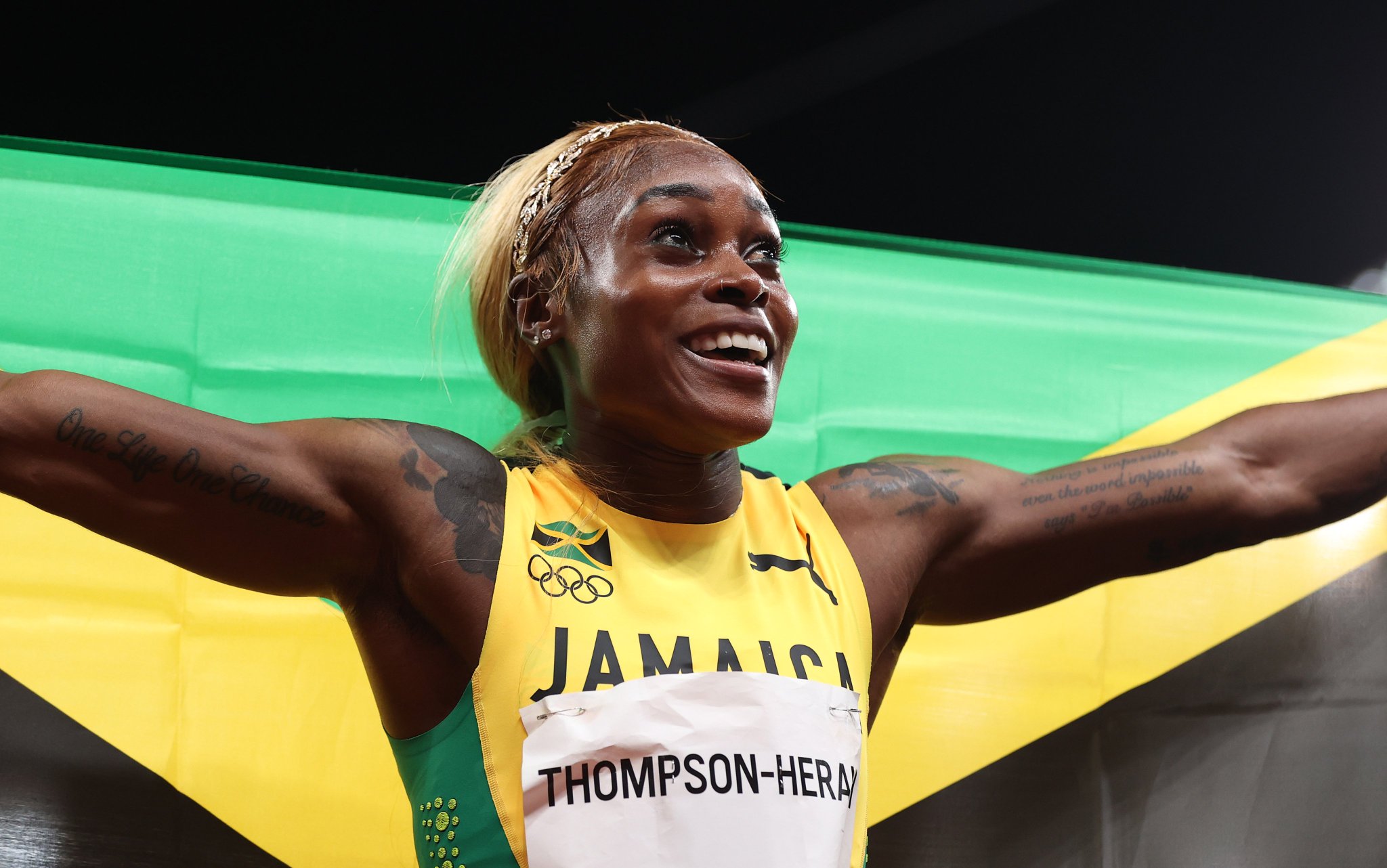 オリンピック 陸上競技 女子100m決勝戦 ジャマイカが を独占 優勝したエレイン トンプソン選手は オリンピックレコード Fastelaine Tokyo オリンピック