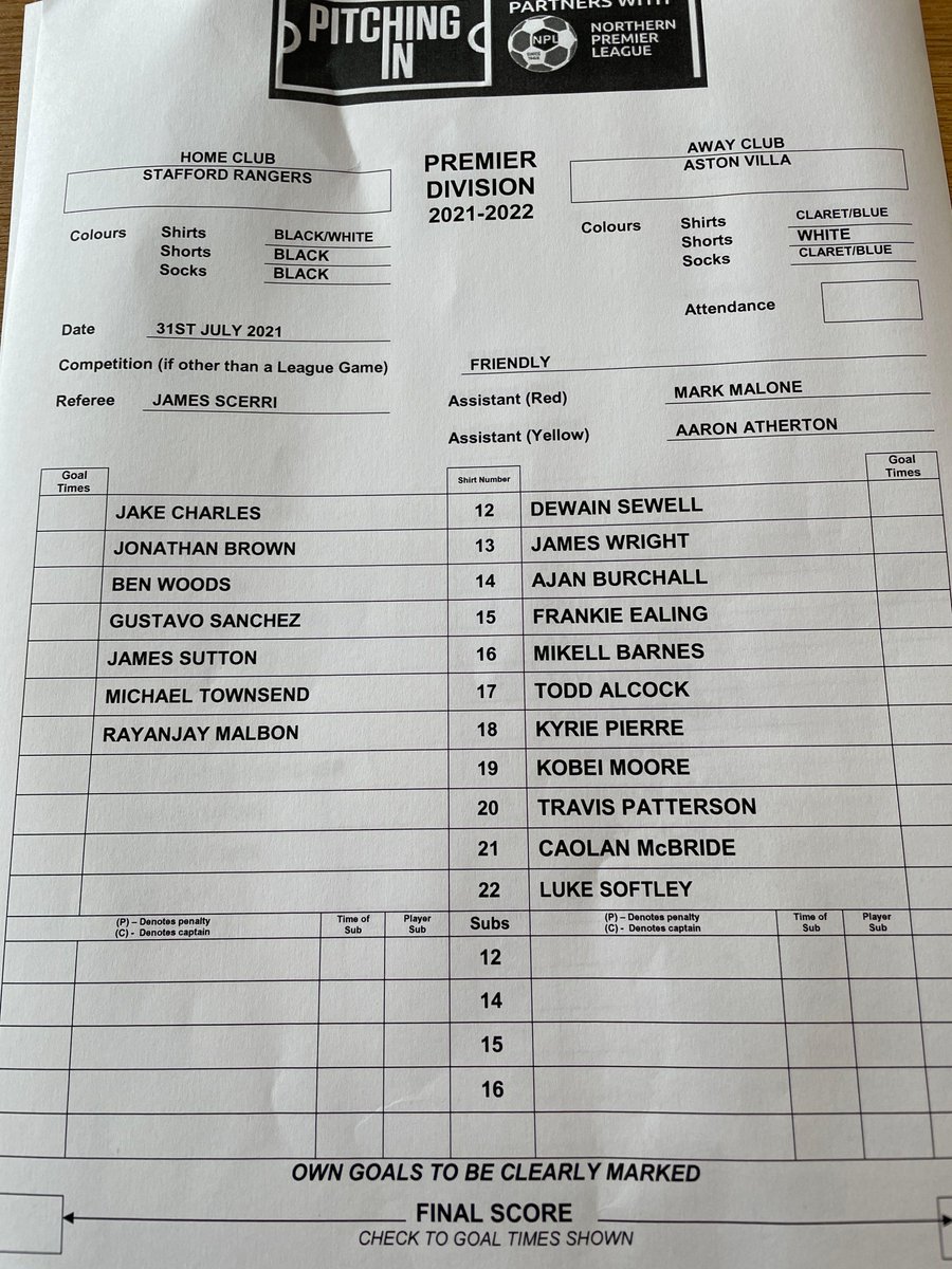 Stafford rangers fc twitter