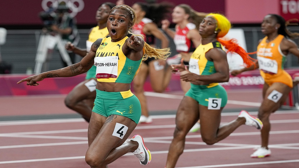Jamaica's Elaine Thompson Herah defends Olympic 100m title