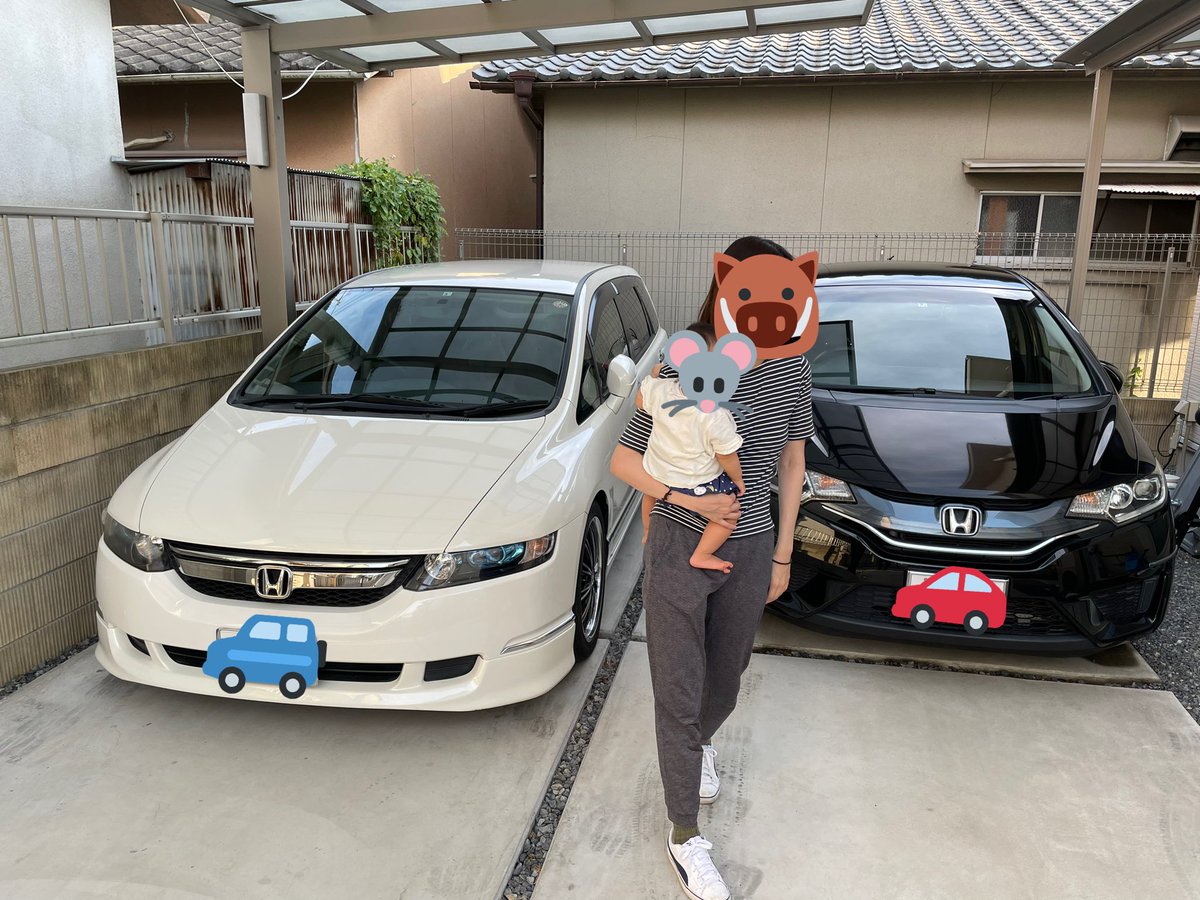 Zin8104's tweet photo. ピカピカにした後に柱でフィット擦った、、、
プチ撮影会を終えてすぐに撤収する妻と子💨 https://t.co/VF4LSUM4CE