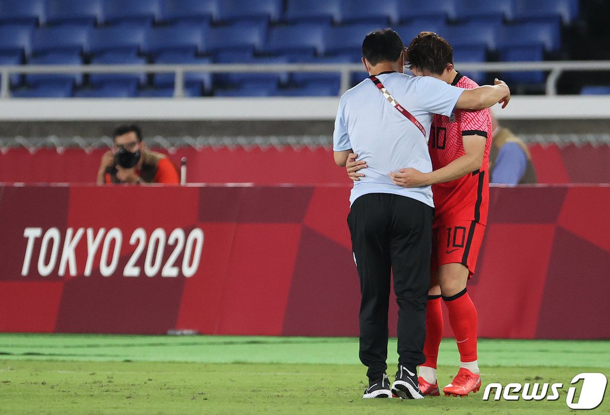 Rio Tokyo オリンピック サッカー 韓国3 6 メキシコ キムハクボム監督 イドンジュン