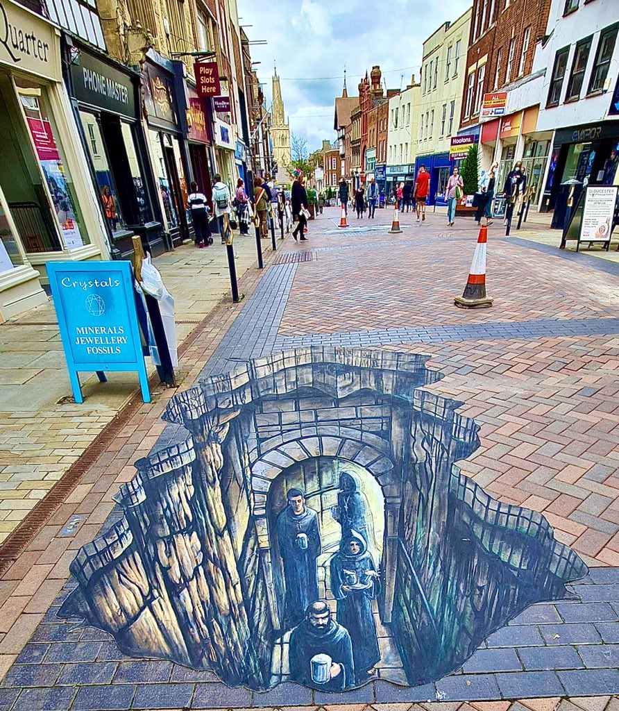 Archaeology Weekend #Gloucester #GloucesterCityCouncil #HistoricHighStreets #3dJoeandMax #CathedralQuarter #HistoricEngland ❤️ @FourGatesGlos @GloucesterCity @HistoricEngland