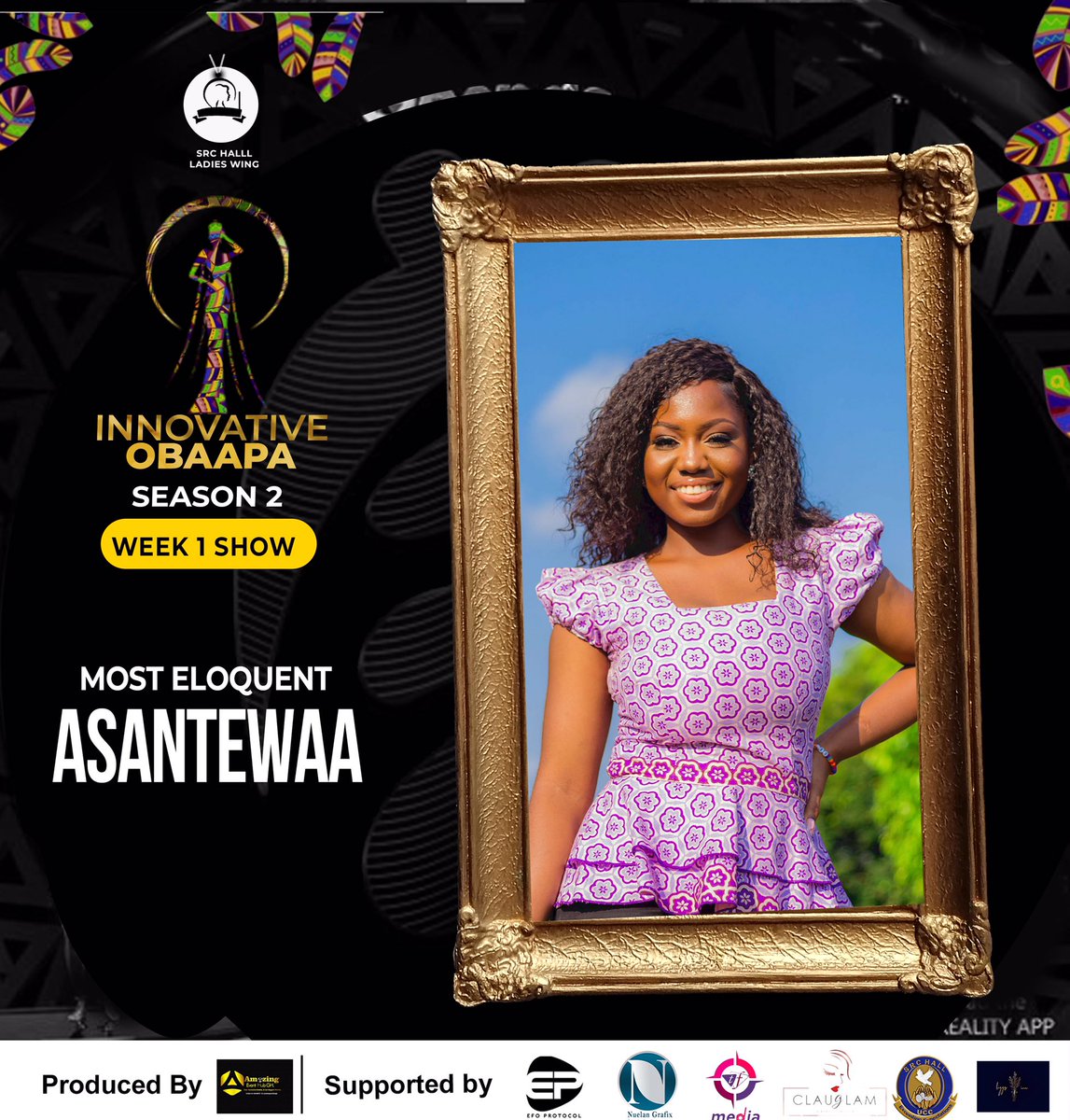 uccsrchall's tweet photo. Here you go. These beautiful queens took home their first award in week 1 show. ๐
#innovativeobaapa2021
#innovativeobaapaseason2
#obaapa
#alwaysinnovative
#mybeautymypower https://t.co/Nuj3AiqGNF