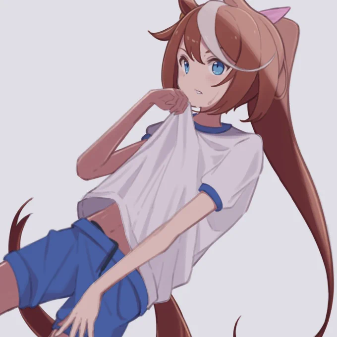 #今月描いた絵を晒そう 
ウマ 