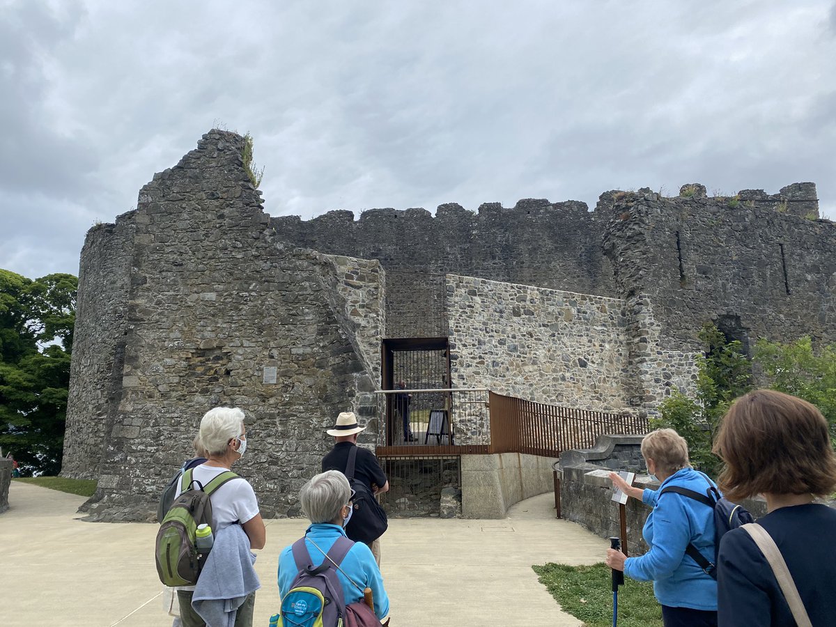 Had a great morning doing a tour of King John’s castle in Carlingford with @carlingheritage. Thanks so much to our wonderful guide Catriona who’s knowledge of the history of the castle and Carlingford was second to none.