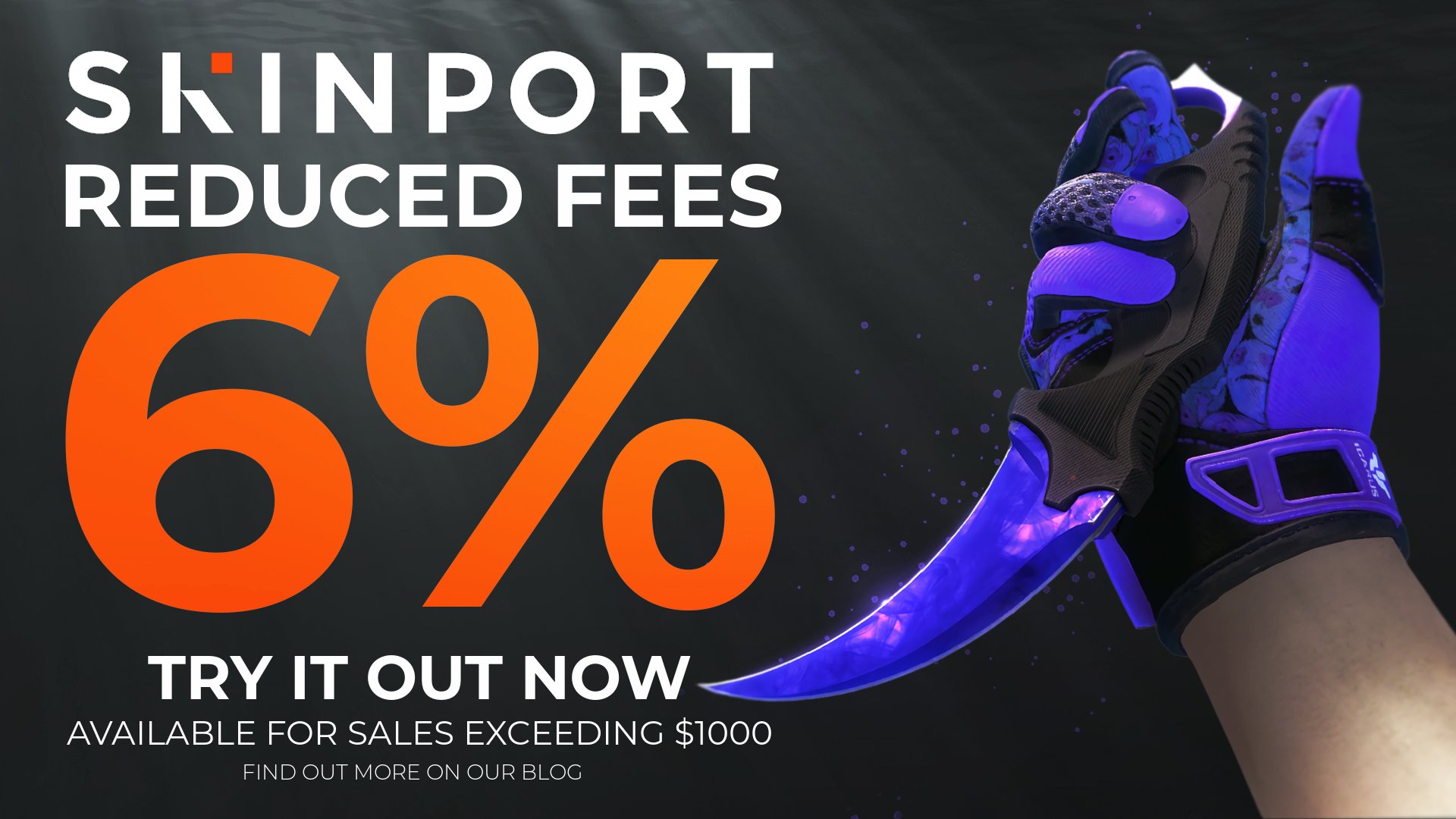Skinport on Twitter: " ️ BIG UPDATE ️ Selling fees on Skinport are ...