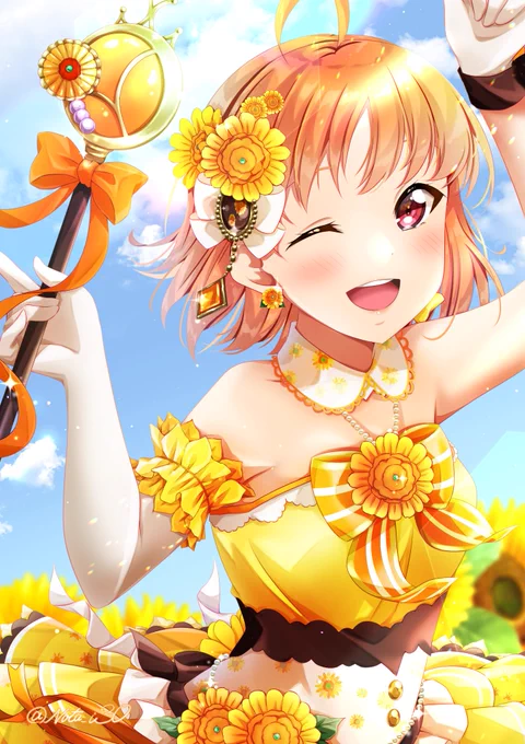 千歌ちゃんお誕生日おめでとう🍊🎉✨

#高海千歌生誕祭2021  
#高海千歌誕生祭2021 