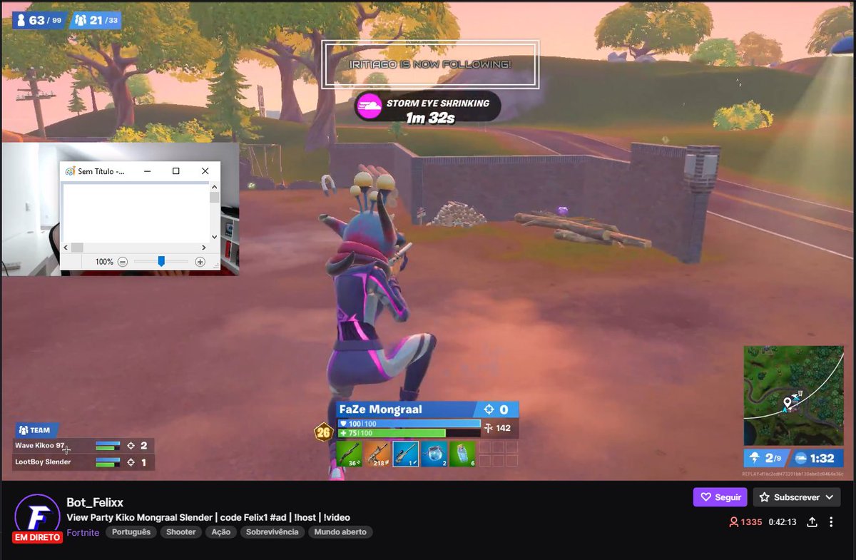 Como ver a live do @`Felix1YT, sem ficar cego