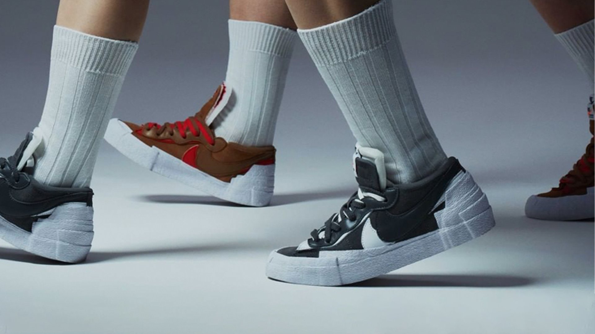 Sacai nike hotsell blazer on feet