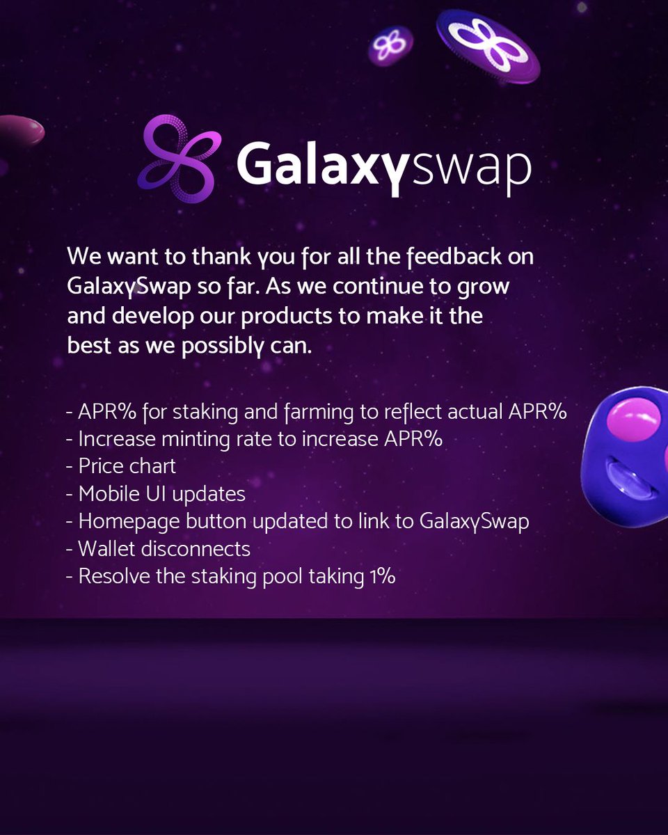 Community strong. Thank you for your continued support!

#DeFi #yieldFarming #crypto #staking #GalaxyProtocol #GalaxySwap