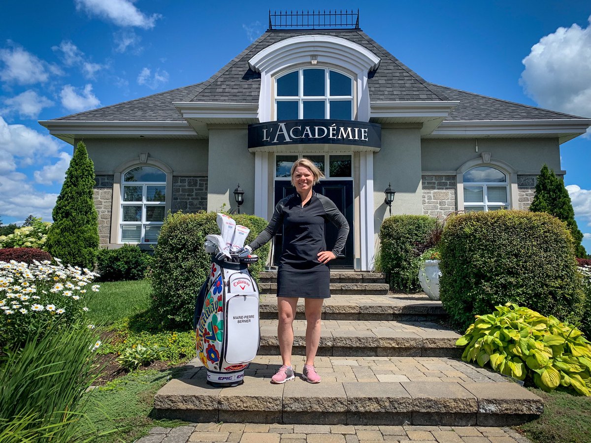 Nous sommes fiers de vous informer que notre Professionnelle Adjointe Marie-Pierre Bernier <a href="/mpberniergolf/">Marie-Pierre Bernier</a> a été sélectionnée comme analyste du golf féminin pour les Jeux Olympiques de Tokyo. Elle ajoutera son expertise à l'équipe de Radio-Canada tout au long de l’événement. 👌🏻🏌️‍♀️