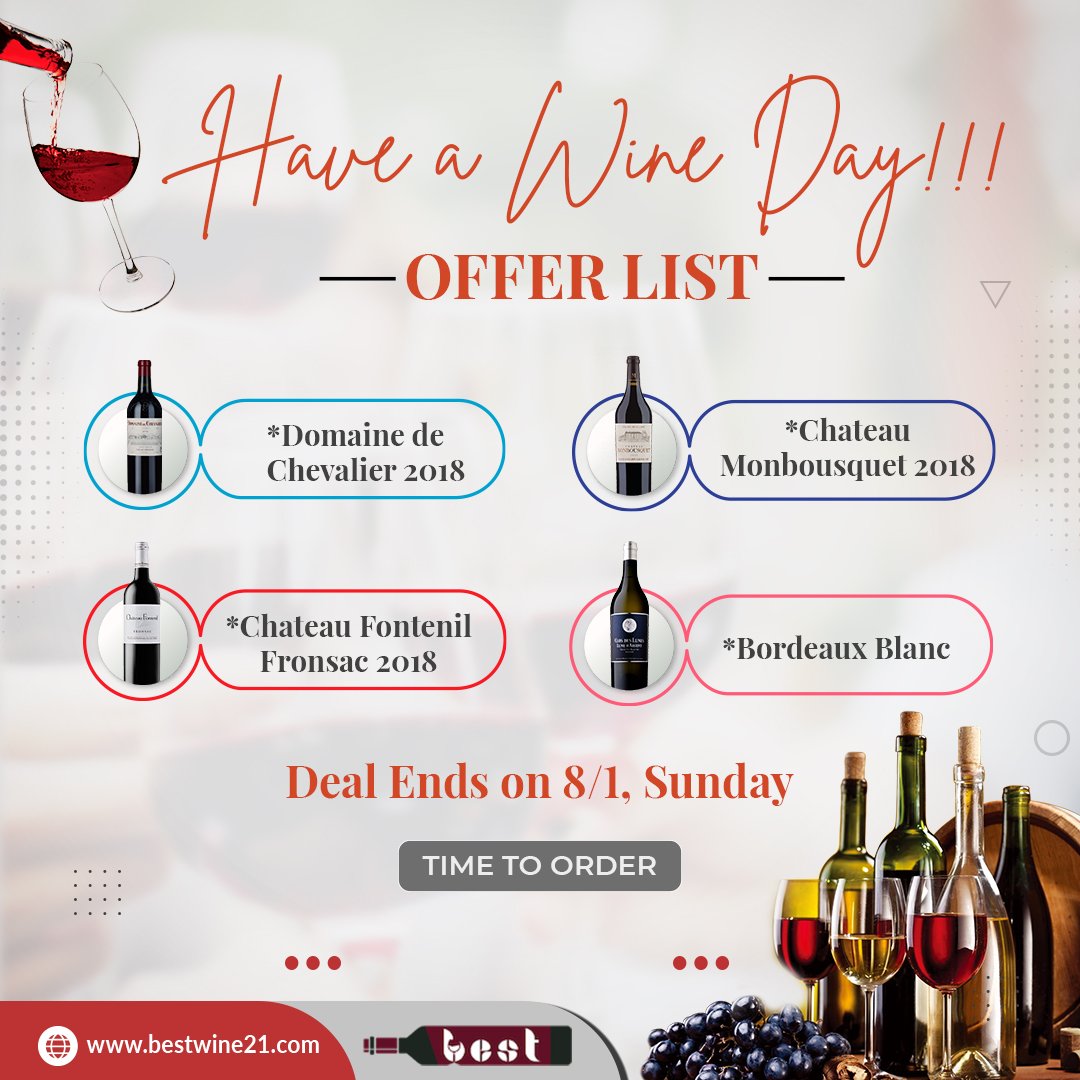 Best Wine &Spirit 21 on Twitter "Have a Wine Day!!! Order Now https