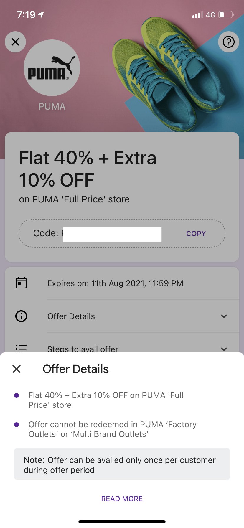 Puma factory outlet coupons cheap