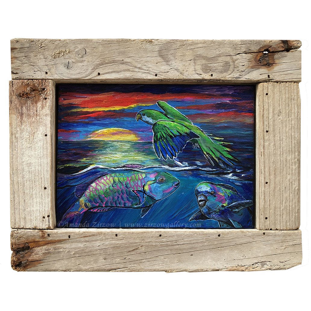amandazirzow's tweet photo. Good Company in Paradise, 7β x 5β x 0.75βavailable August 1st 11 AM EST on the Artistic Souls Gallery Facebook Page.
#parrotfish #parrotfishart #fishart #coralart #coralreef #reefart #artist #art #sunset #oceanart #fish #artcollector #emergingartist #originalart #zirzowgallery https://t.co/TwKNzIdS5t