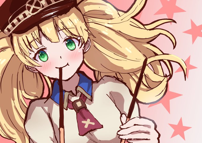 #深夜の真剣お絵描き60分一本勝負 #プリコネR  #モニカ誕生日
モニカとポッキーわけわけしたい人生だった😭遅れてごめんね 