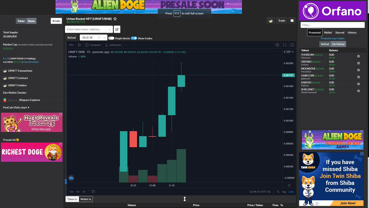 urbanrocketnft's tweet photo. 🎉🎉🎉OUR GIVEAWAY STARTS NOW✅

TASK: 
• Follow our twitter
• Retweet this post
• Join our telegram: https://t.co/fuWFSio2nD 

Comment your screenshot and TG username👇 https://t.co/Cony9weyhg