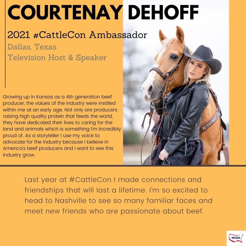 There is still time to register for <a href="/BeefUSA/">National Cattlemen's Beef Association</a> #CattleCon! Use code “Courtenay” for $50 off.