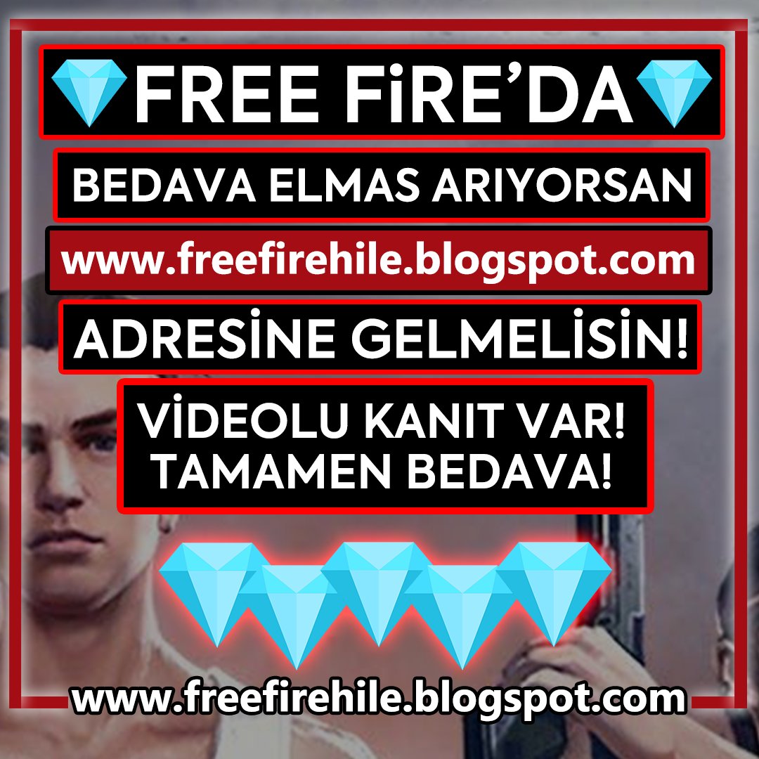 Free Fire oyununda herkesin çabuk gelişmesinin tek sırrı olan Elmas hilesini, siz de hemen resimdeki siteden kullanabilirsiniz!