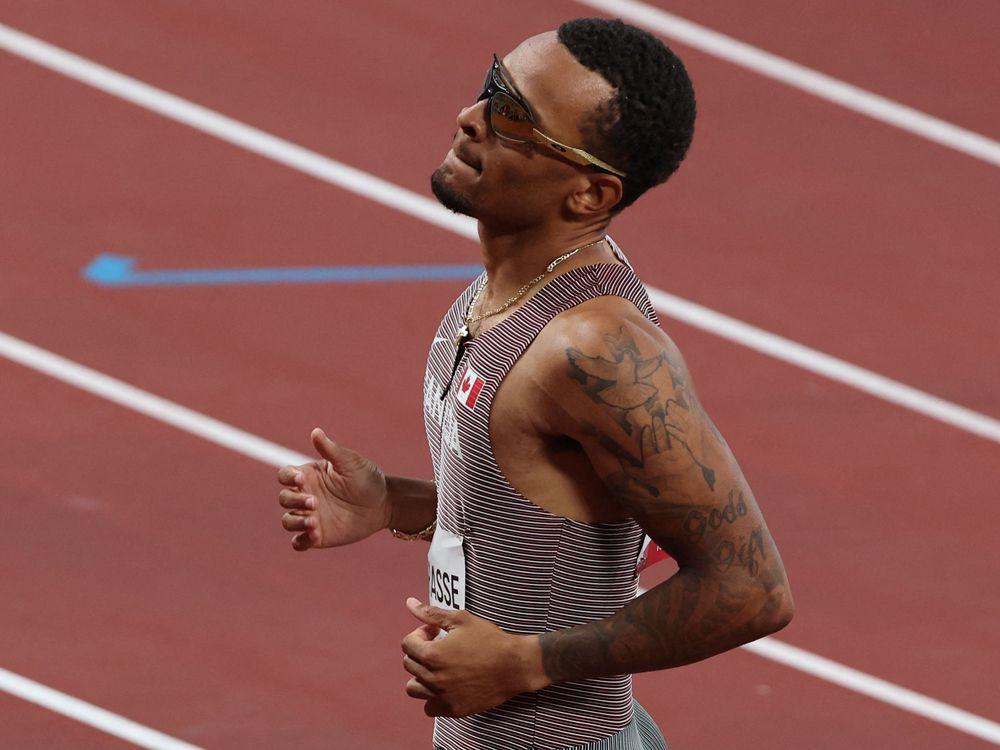 Andre De Grasse runs fastest 100m in Olympic heats, 0.01 off his personal best