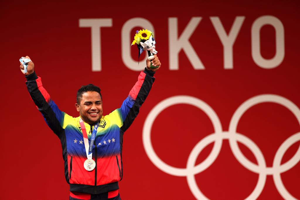 PDVSA's tweet photo. 🇻🇪🥈 ¡Segunda medalla de plata para la Patria! ¡Felicitaciones Keydomar Vallenilla!  Orgullo venezolano en los Juegos Olímpicos #Tokyo2020 ¡Grande Keydomar, Grande Venezuela! https://t.co/WvyDqByHak