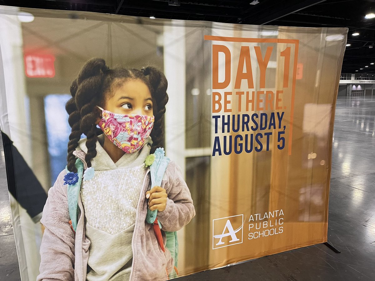 Thousands of families are at the <a href="/GWCC_ATL/">Georgia World Congress Center Authority</a> this morning for the <a href="/apsupdate/">ATL Public Schools</a> Back To School Bash to get school supplies, resources, PPE, and #COVID19 vaccinations! #APSBash

School starts Aug. 5!

Thanks to the APS staff, volunteers, partners and sponsors that made this possible!