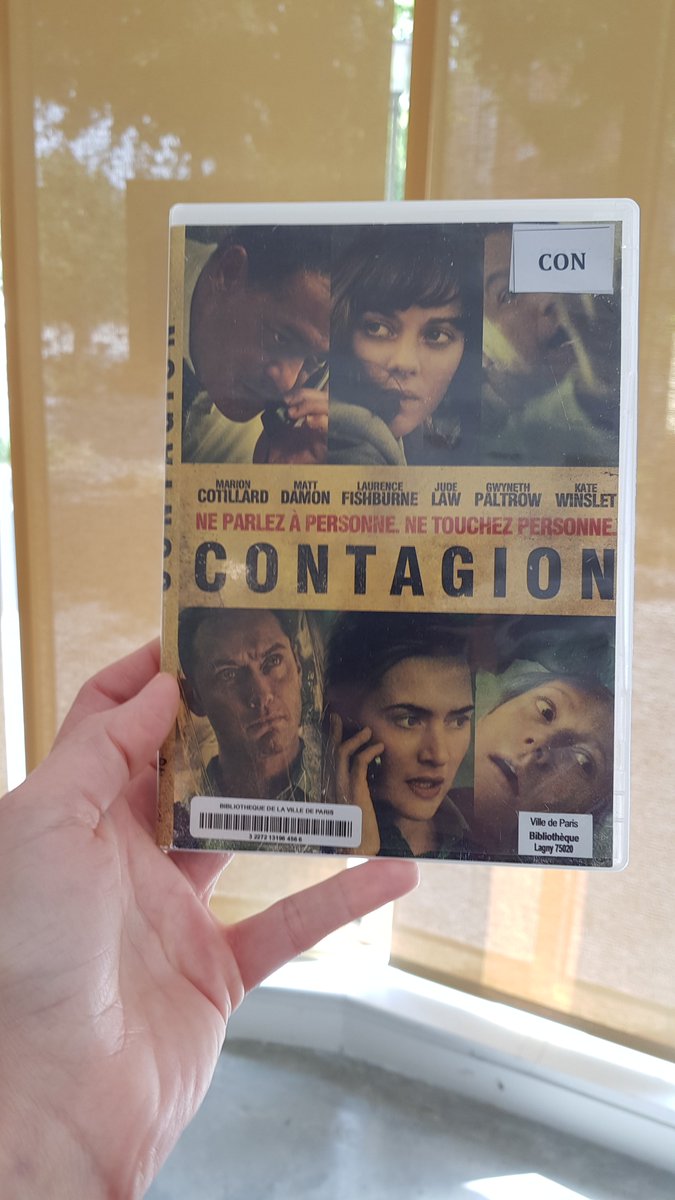 BibAssiaDjebar's tweet photo. Pour #mardiconseil, c'est vous qui nous recommandez #Contagion le film de Steven Soderberg. Réalisé en 2011, ce film imaginait les dégâts d'un virus imaginaire à la ressemblance troublante avec le Covid-19 #contagion2011 #cinéma #stevensoderbergh #pandémie #bib2paris https://t.co/TCdhShDKDL