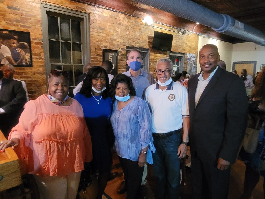 Great to see Gov @RalphNortham, Councilwoman Ella Ward, Delegate @DonScott757 & others at Delegate Clint Jenkins’ Breakfast this morning!