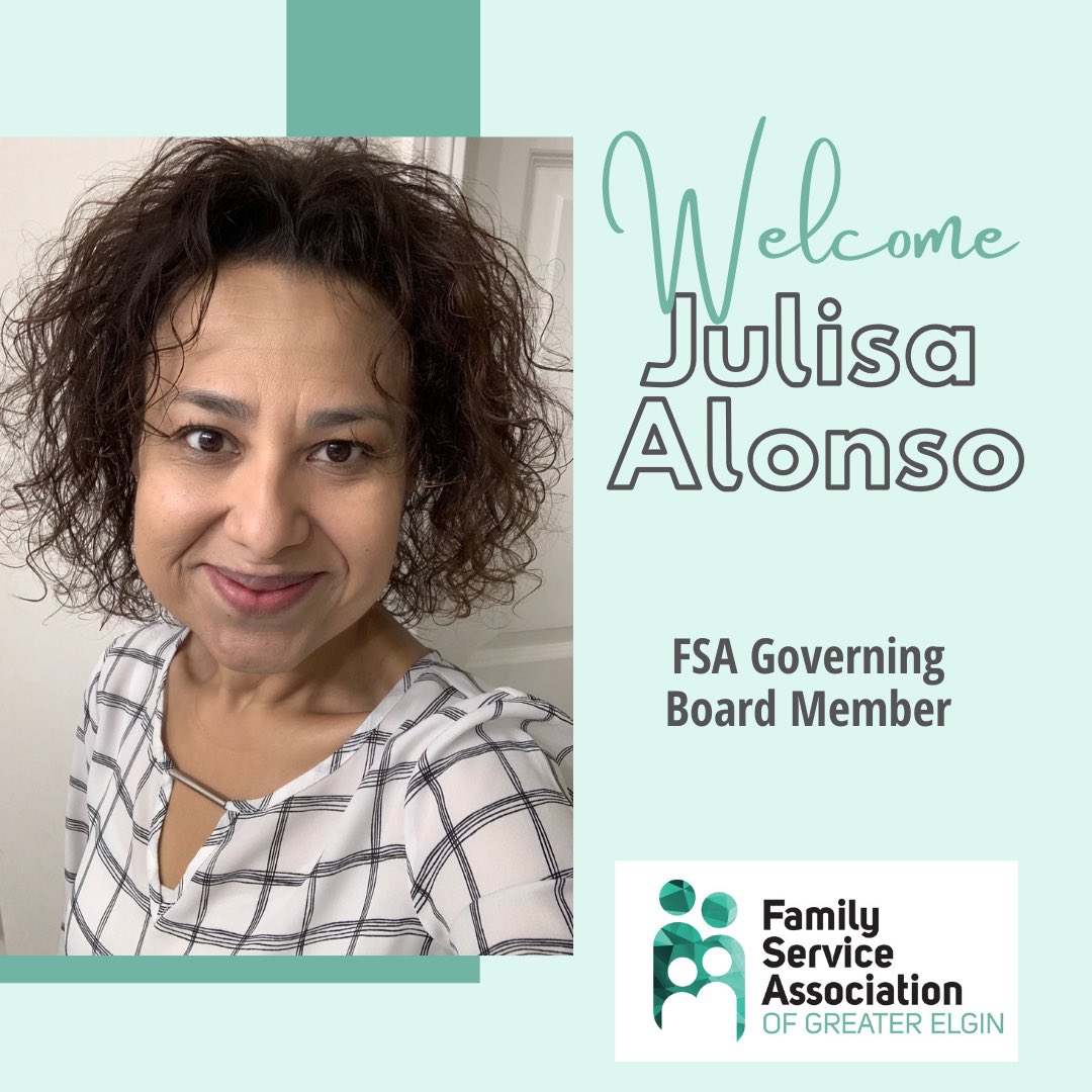 FSAElgin's tweet photo. We’re excited to introduce the newest member of our governing board, Julisa Alonso!
Julisa joined our board back in May and says that she chose to serve because she “loves FSA’s mission and work in the community.”
Welcome to the team, Julisa!
#fsaelgin #mentalhealth #community https://t.co/qT2hiwvg9c