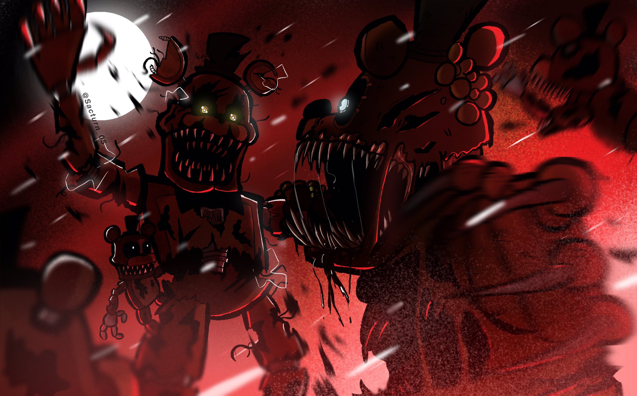 Nightmare Fredbear (FNAF 4) Vs The Beast (TRTF5) - Gen. Discussion - Comic  Vine