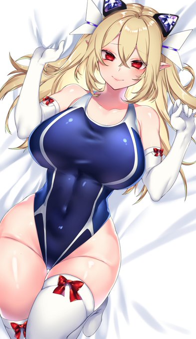 skebとかで描いていただいたもの再掲シリーズ
いもふき様(@imohuki_10)に依頼させていただいたものです
むっちり肉感と肌やコスチュームの質感が本当に素晴らしいのです…( *`ω、)
ルミアスイムウェアはこっそり初出し 