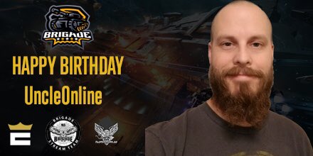 brigadegg's tweet photo. Have an amazing birthday, @Uncle_Online, from all of us in the Brigade Family! 

🎉

#BattleReady https://t.co/N2PNSH0kjB